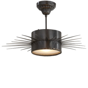 Soleil One Light Semi Flush Mount in Bronze (268|SK 5201BZ)