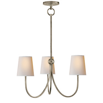 Reed Three Light Chandelier in Antique Nickel (268|TOB 5009AN-NP)