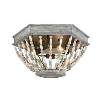 Summerton Three Light Flush Mount in Washed Gray (45|33191/3)