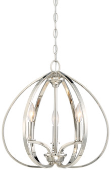 Tilbury Three Light Pendant in Polished Nickel (7|4982-613)