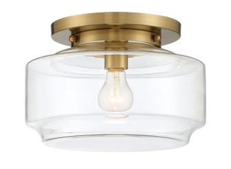 Peri One Light Flushmount in Satin Brass (46|X3112-SB)