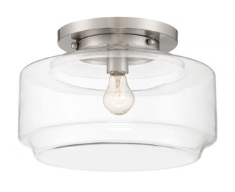 Peri One Light Flushmount in Brushed Polished Nickel (46|X3114-BNK)