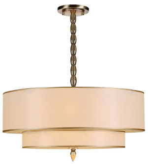 Luxo Five Light Chandelier in Antique Brass (60|9507-AB)