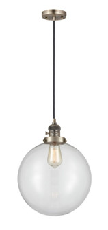 Franklin Restoration One Light Mini Pendant in Antique Brass (405|201CSW-AB-G202-12)