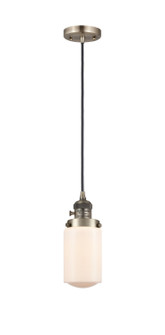Franklin Restoration One Light Mini Pendant in Antique Brass (405|201CSW-AB-G311)