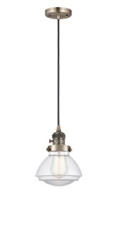 Franklin Restoration LED Mini Pendant in Antique Brass (405|201CSW-AB-G322-LED)