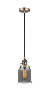 Franklin Restoration One Light Mini Pendant in Antique Brass (405|201CSW-AB-G53)