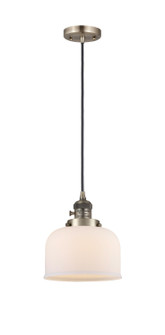 Franklin Restoration One Light Mini Pendant in Antique Brass (405|201CSW-AB-G71)