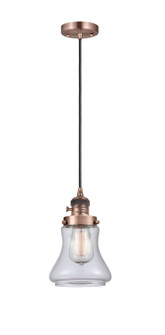 Franklin Restoration LED Mini Pendant in Antique Copper (405|201CSW-AC-G192-LED)