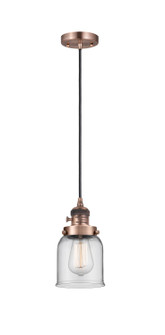 Franklin Restoration LED Mini Pendant in Antique Copper (405|201CSW-AC-G52-LED)