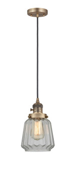 Franklin Restoration LED Mini Pendant in Brushed Brass (405|201CSW-BB-G142-LED)