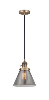 Franklin Restoration LED Mini Pendant in Brushed Brass (405|201CSW-BB-G43-LED)