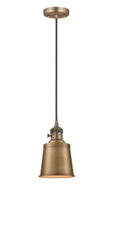 Franklin Restoration LED Mini Pendant in Brushed Brass (405|201CSW-BB-M9-BB-LED)