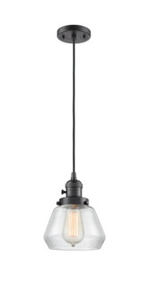 Franklin Restoration One Light Mini Pendant in Oil Rubbed Bronze (405|201CSW-OB-G172)