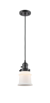 Franklin Restoration One Light Mini Pendant in Oil Rubbed Bronze (405|201CSW-OB-G181S)