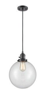 Franklin Restoration One Light Mini Pendant in Oil Rubbed Bronze (405|201CSW-OB-G202-10)