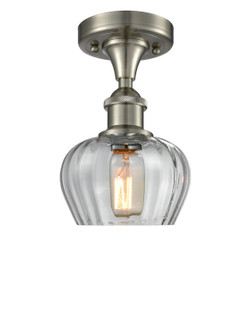 Ballston One Light Semi-Flush Mount in Brushed Satin Nickel (405|516-1C-SN-G92)