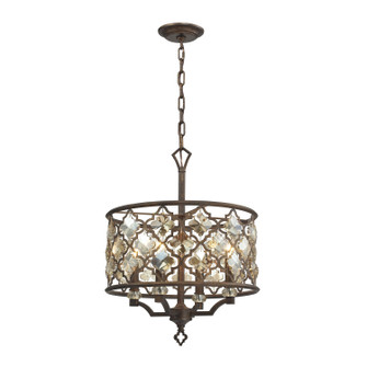 Armand Four Light Chandelier in Weathered Bronze (45|31096/4)