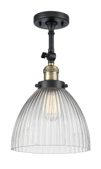Franklin Restoration LED Semi-Flush Mount in Black Antique Brass (405|201F-BAB-G222)