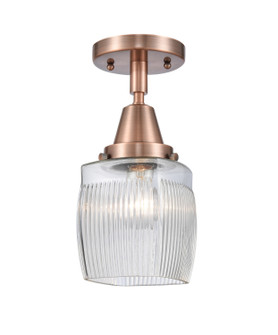 Caden LED Flush Mount in Antique Copper (405|447-1C-AC-G302-LED)