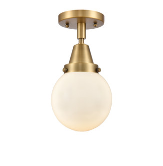 Caden One Light Flush Mount in Brushed Brass (405|447-1C-BB-G201-6)