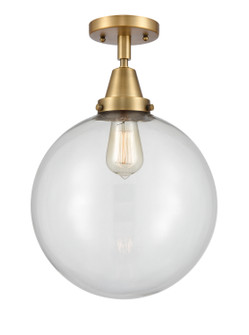 Caden One Light Semi-Flush Mount in Brushed Brass (405|447-1C-BB-G202-12)
