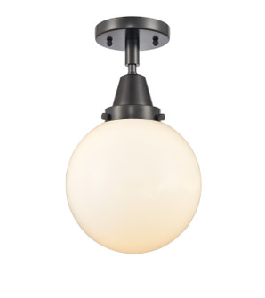 Caden LED Semi-Flush Mount in Matte Black (405|447-1C-BK-G201-8-LED)