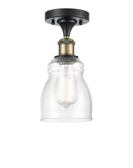 Ballston One Light Semi-Flush Mount in Black Antique Brass (405|516-1C-BAB-G394)