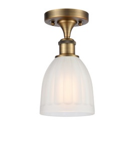 Ballston One Light Semi-Flush Mount in Brushed Brass (405|516-1C-BB-G441)