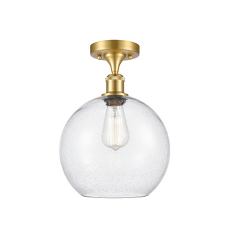 Ballston One Light Semi-Flush Mount in Satin Gold (405|516-1C-SG-G124-10)