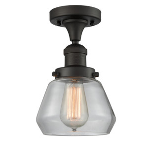 Franklin Restoration One Light Semi-Flush Mount in Oil Rubbed Bronze (405|517-1CH-OB-G172)
