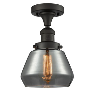 Franklin Restoration One Light Semi-Flush Mount in Oil Rubbed Bronze (405|517-1CH-OB-G173)