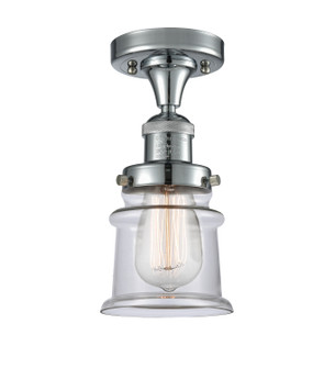 Franklin Restoration One Light Semi-Flush Mount in Polished Chrome (405|517-1CH-PC-G182S)