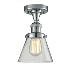Franklin Restoration One Light Semi-Flush Mount in Polished Chrome (405|517-1CH-PC-G62)