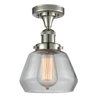 Franklin Restoration One Light Semi-Flush Mount in Polished Nickel (405|517-1CH-PN-G172)