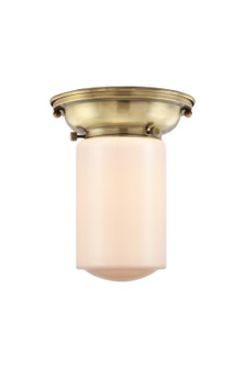 Franklin Restoration One Light Flush Mount in Antique Brass (405|623-1F-AB-G311)