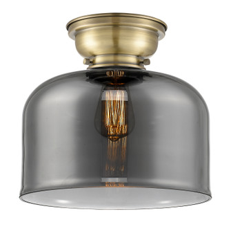 Franklin Restoration One Light Flush Mount in Antique Brass (405|623-1F-AB-G73-L)