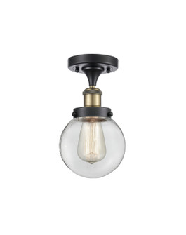 Ballston Urban One Light Semi-Flush Mount in Black Antique Brass (405|916-1C-BAB-G202-6)