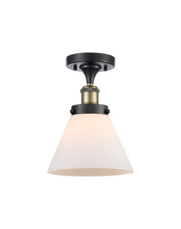 Ballston Urban One Light Semi-Flush Mount in Black Antique Brass (405|916-1C-BAB-G41)
