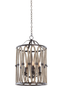 Belmont Five Light Foyer Pendant in Florence Gold (33|500252FG)