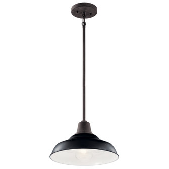 Pier One Light Outdoor Pendant/Semi Flush in Black (12|49992BK)