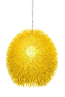 Urchin One Light Pendant in Un-Mellow Yellow (137|169P01YE)