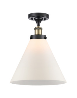 Ballston Urban One Light Semi-Flush Mount in Black Antique Brass (405|916-1C-BAB-G41-L)