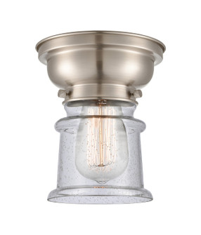 Franklin Restoration One Light Flush Mount in Brushed Satin Nickel (405|623-1F-SN-G184S)