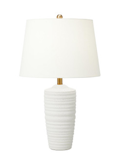 Waveland One Light Table Lamp in Porous White (454|CT1201PRW1)