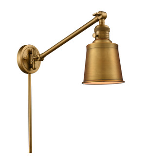 Franklin Restoration LED Swing Arm Lamp in Brushed Brass (405|237-BB-M9-BB-LED)