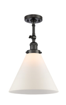 Franklin Restoration One Light Semi-Flush Mount in Oil Rubbed Bronze (405|201F-OB-G41-L)