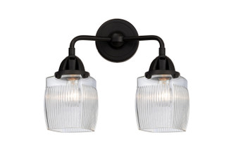 Nouveau 2 Two Light Bath Vanity in Matte Black (405|288-2W-BK-G302)