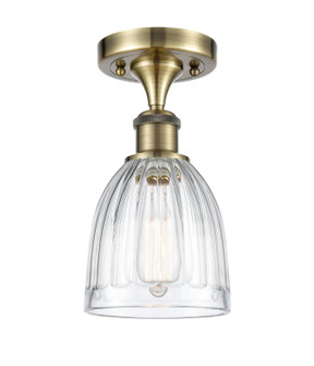 Ballston One Light Semi-Flush Mount in Antique Brass (405|516-1C-AB-G442)