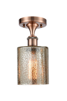 Ballston One Light Semi-Flush Mount in Antique Copper (405|516-1C-AC-G116)